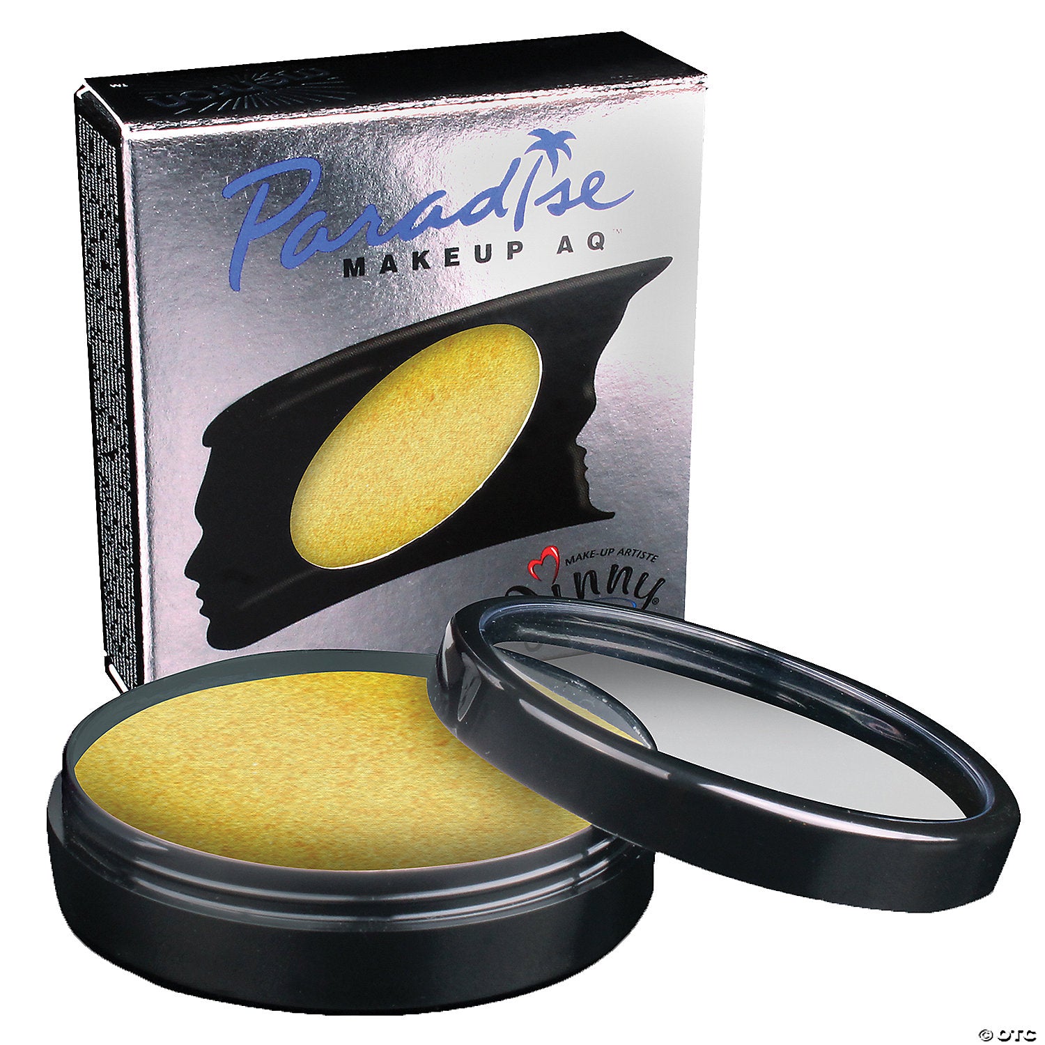 mehron paradise pro aq& 8482  makeup metallic gold~dd494