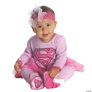baby girl s supergirl& 8482  onesie costume   6 12 months~ru881201i
