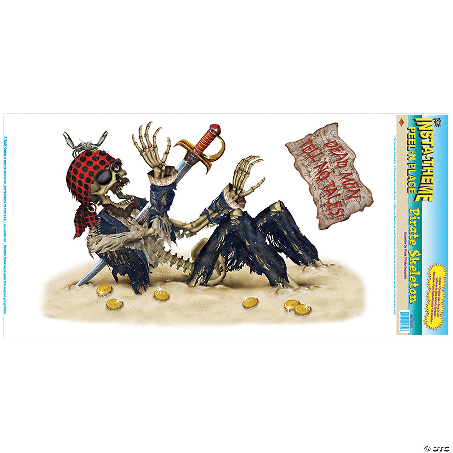 pirate skeleton peel  n  place~bg55310