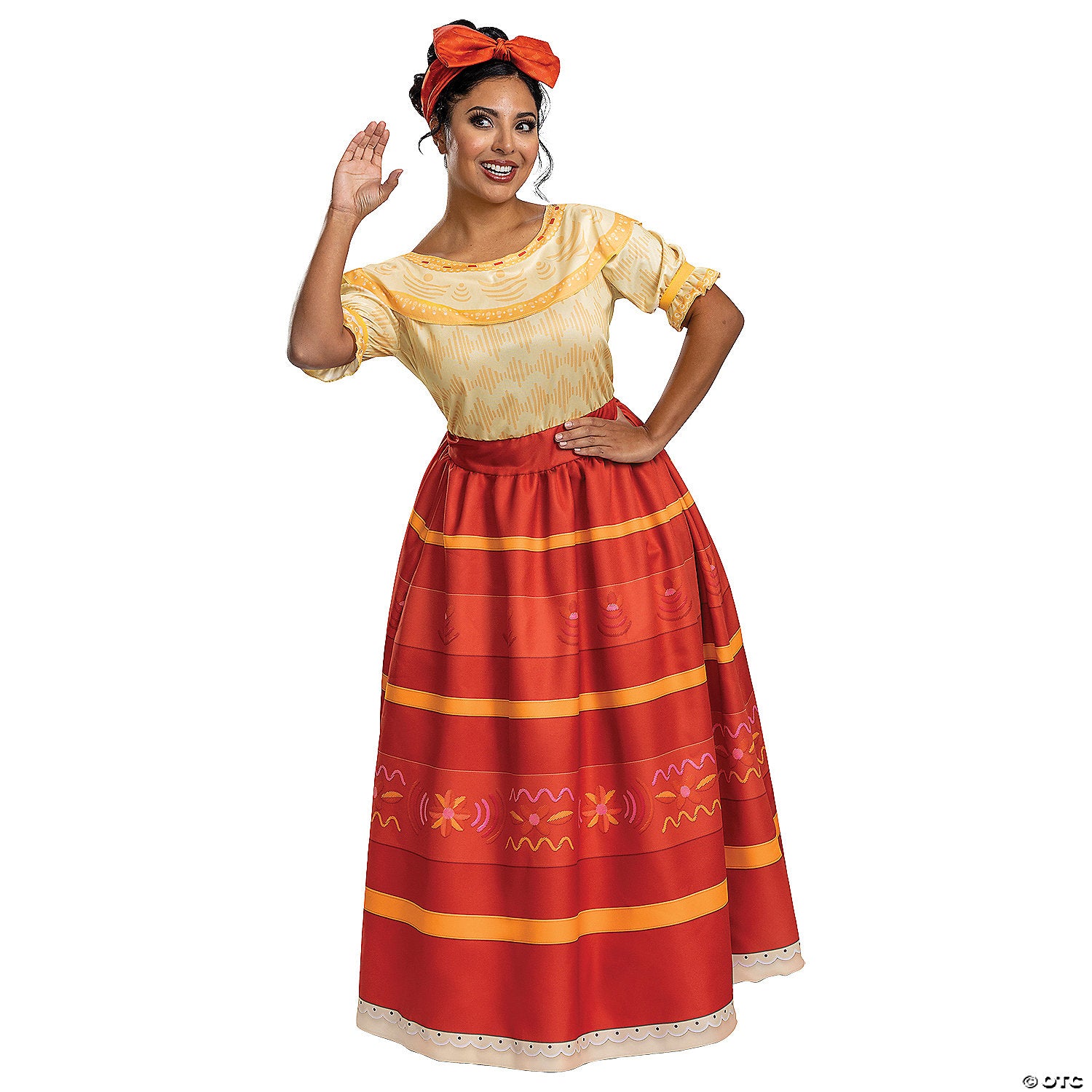 women s deluxe disney s encanto dolores madrigal costume   medium~dg155029b-a01