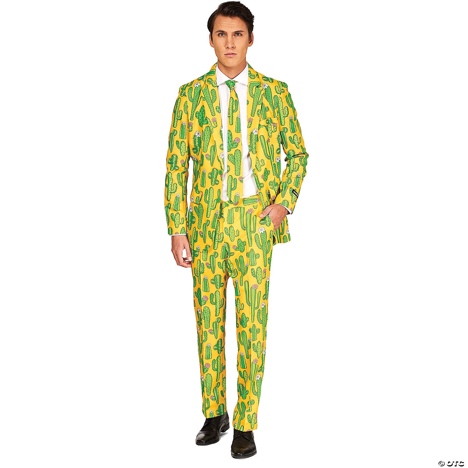 men s yellow cactus suit~osas0058md-a01