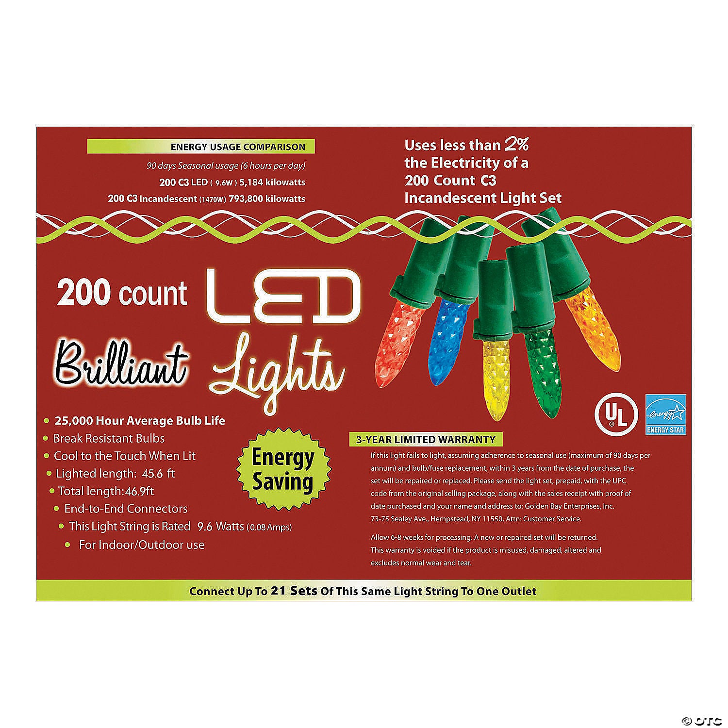 200l mu holiday led lights   c3 style~ma951