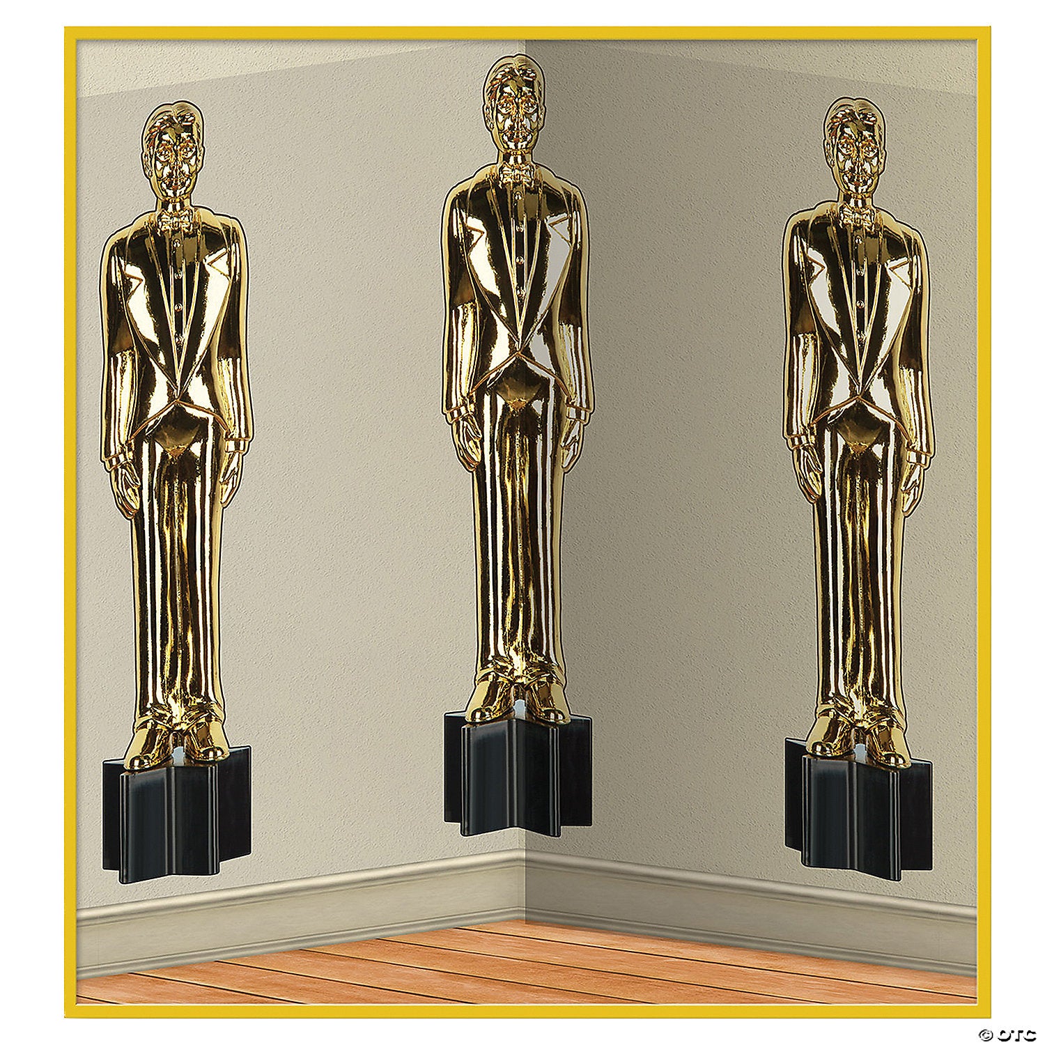 awareds night male statuettes backdrop~bg52126