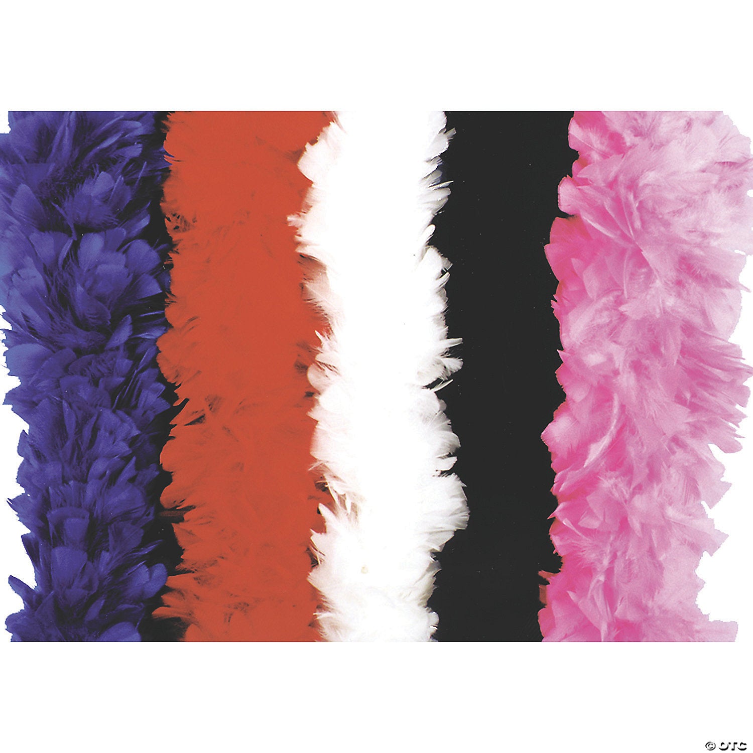 black turkey feather deluxe boa~bb35bk
