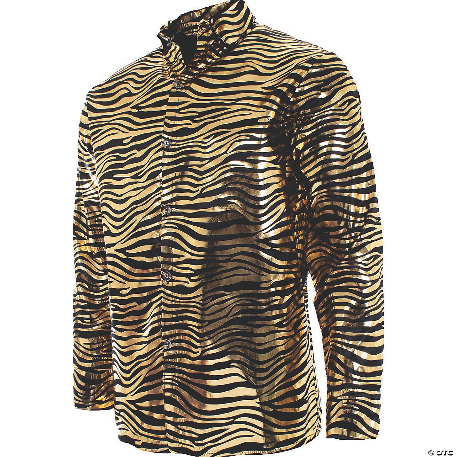 adults gold tiger shirt   one size fits most~ur30295