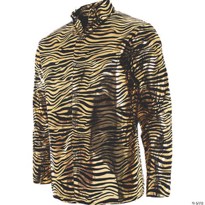 adults gold tiger shirt   one size fits most~ur30295
