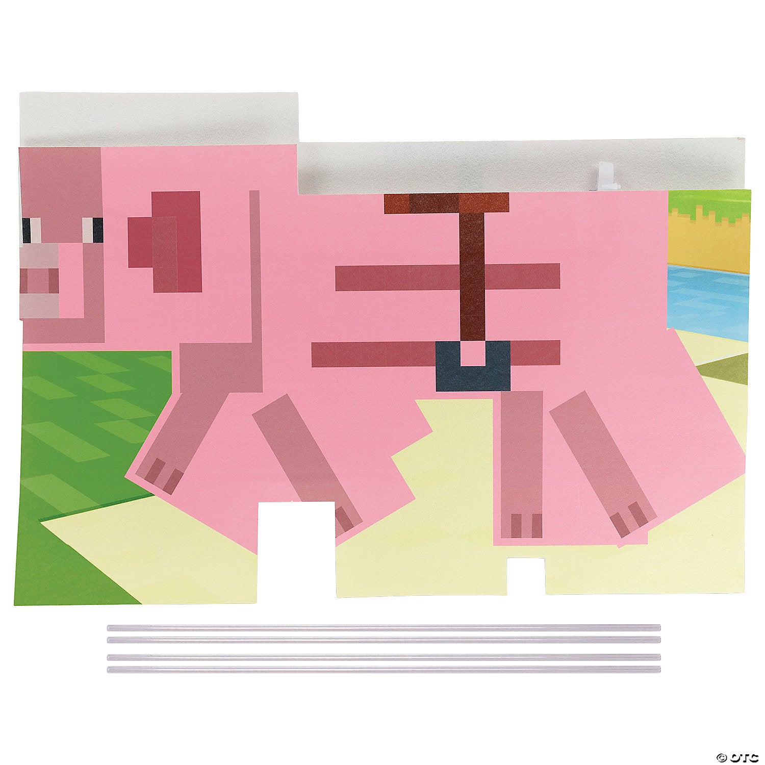 minecraft pig adaptive wheelchair cover costume~dg120739-a01