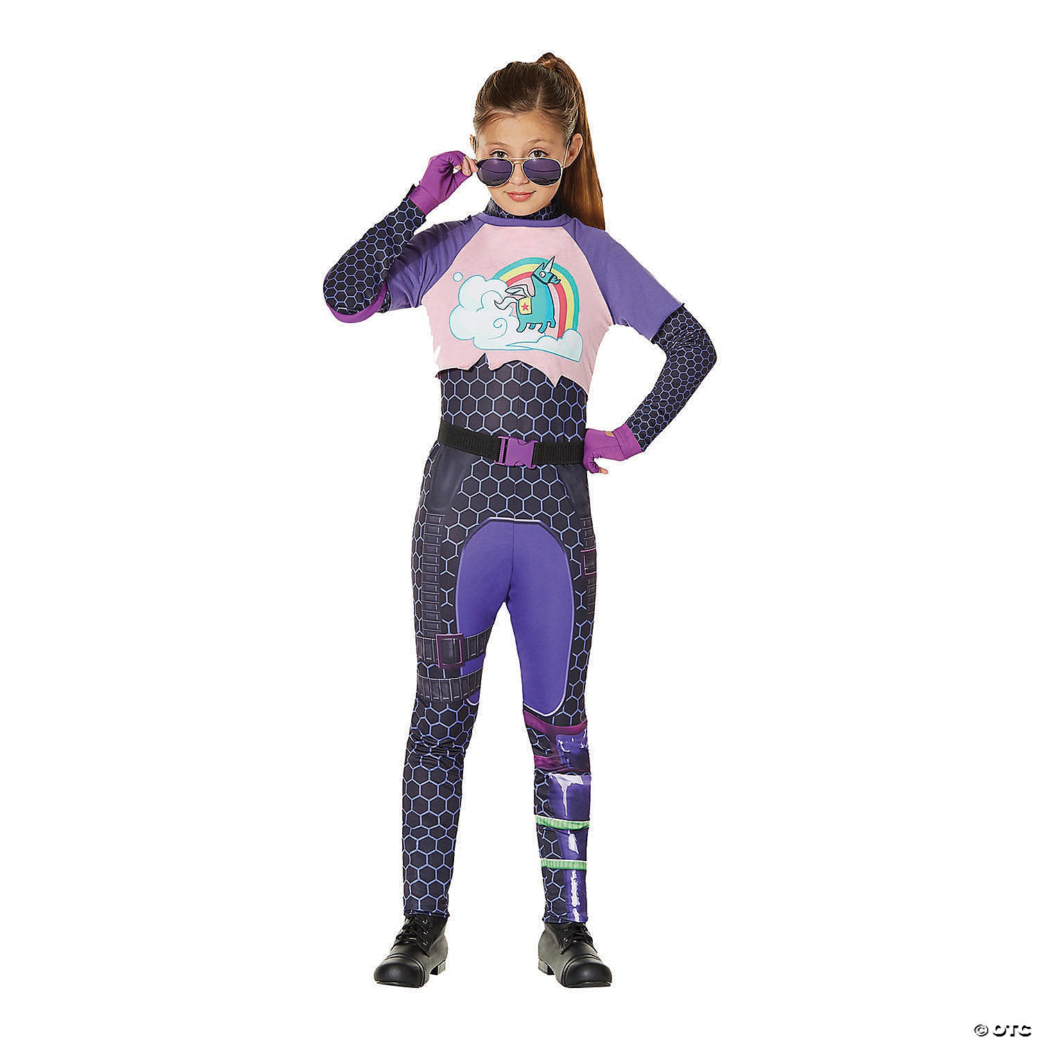girl s fortnite brite bomber costume   extra large~fw104012xl