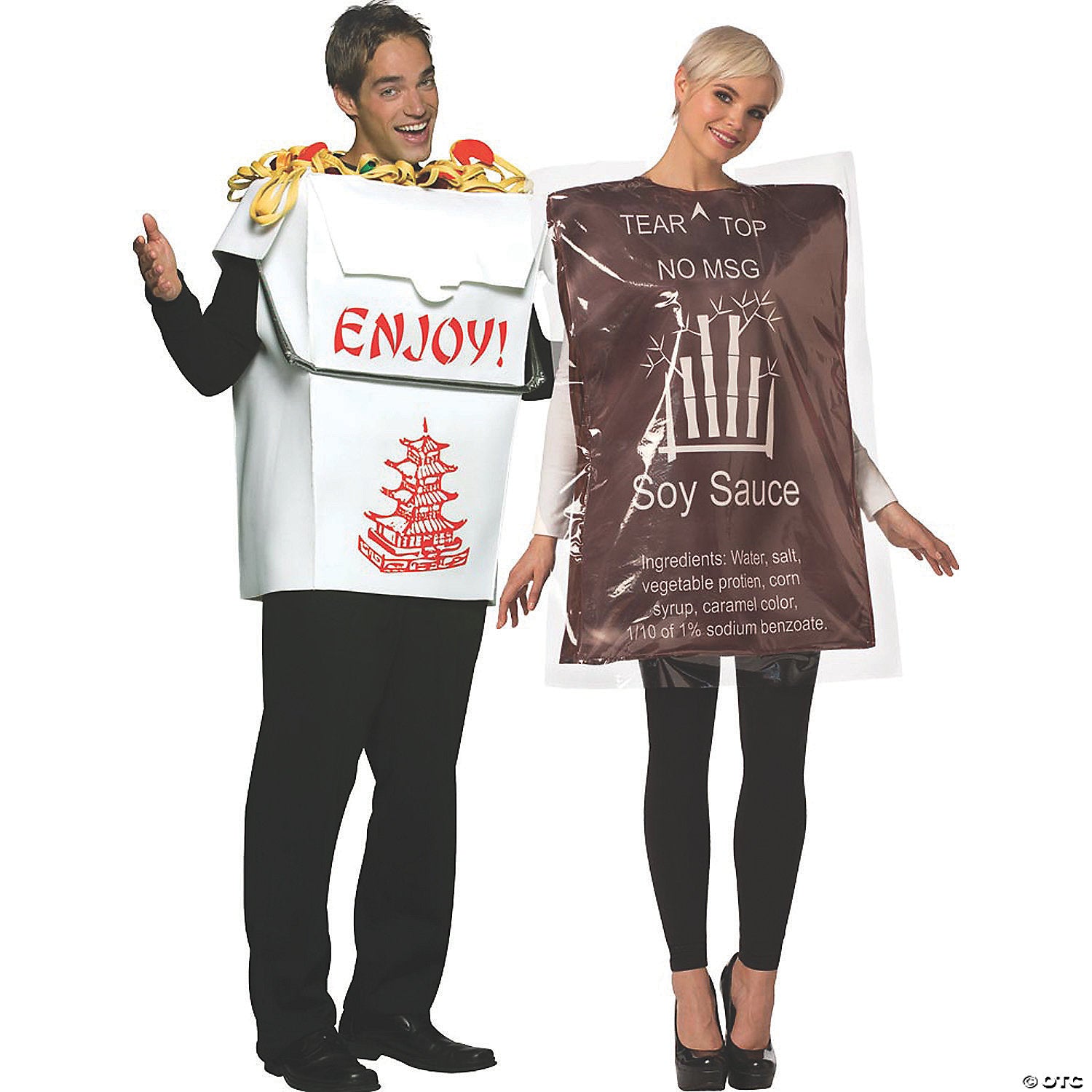 adult chinese food takeout couple costumes~gc10168