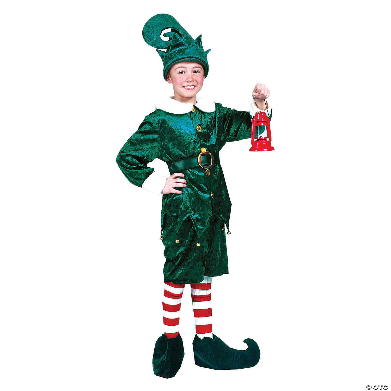 child& 8217 s holly jolly elf costume   small~ff4090396