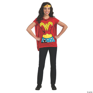 women& 8217 s wonder woman& 8482  shirt costume with cape~ru880475sm