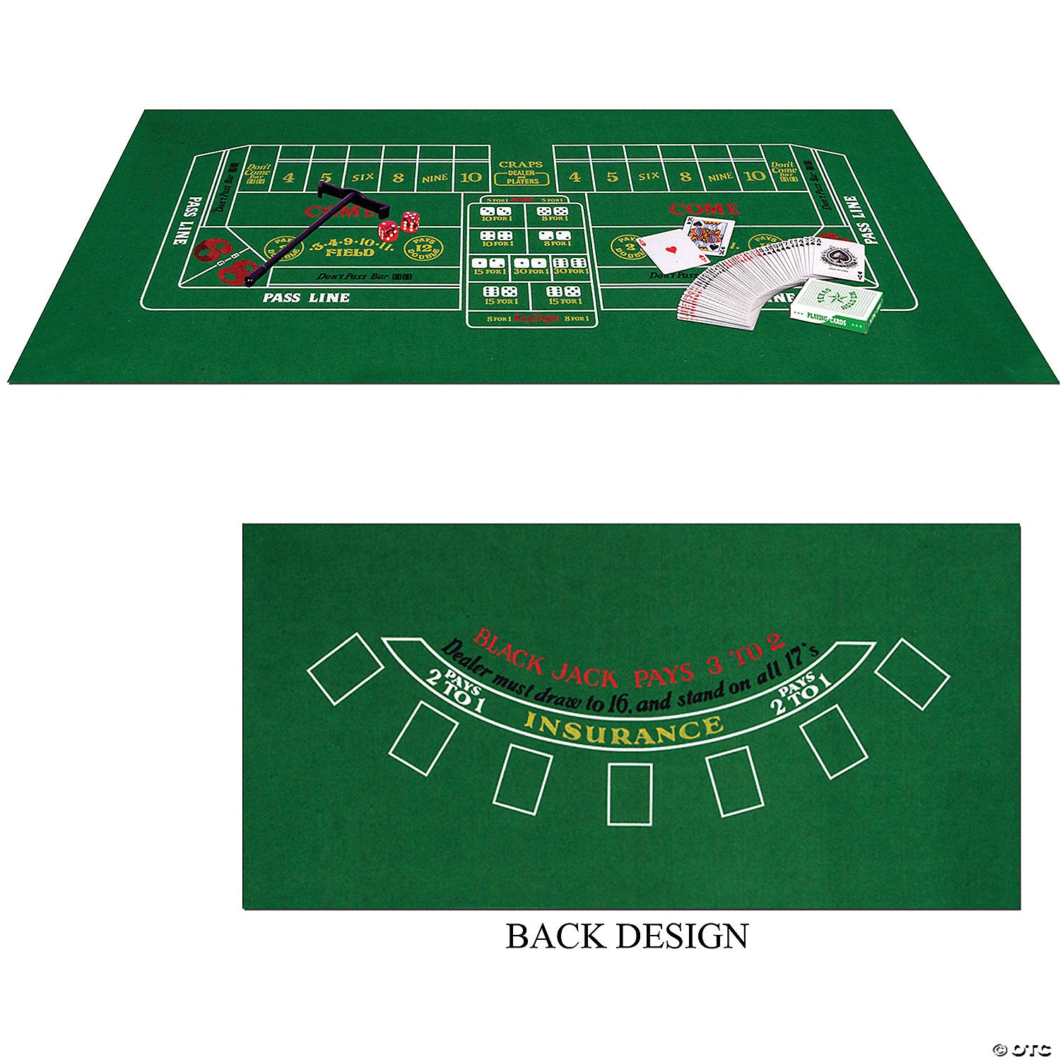 blackjack craps set~bg50085