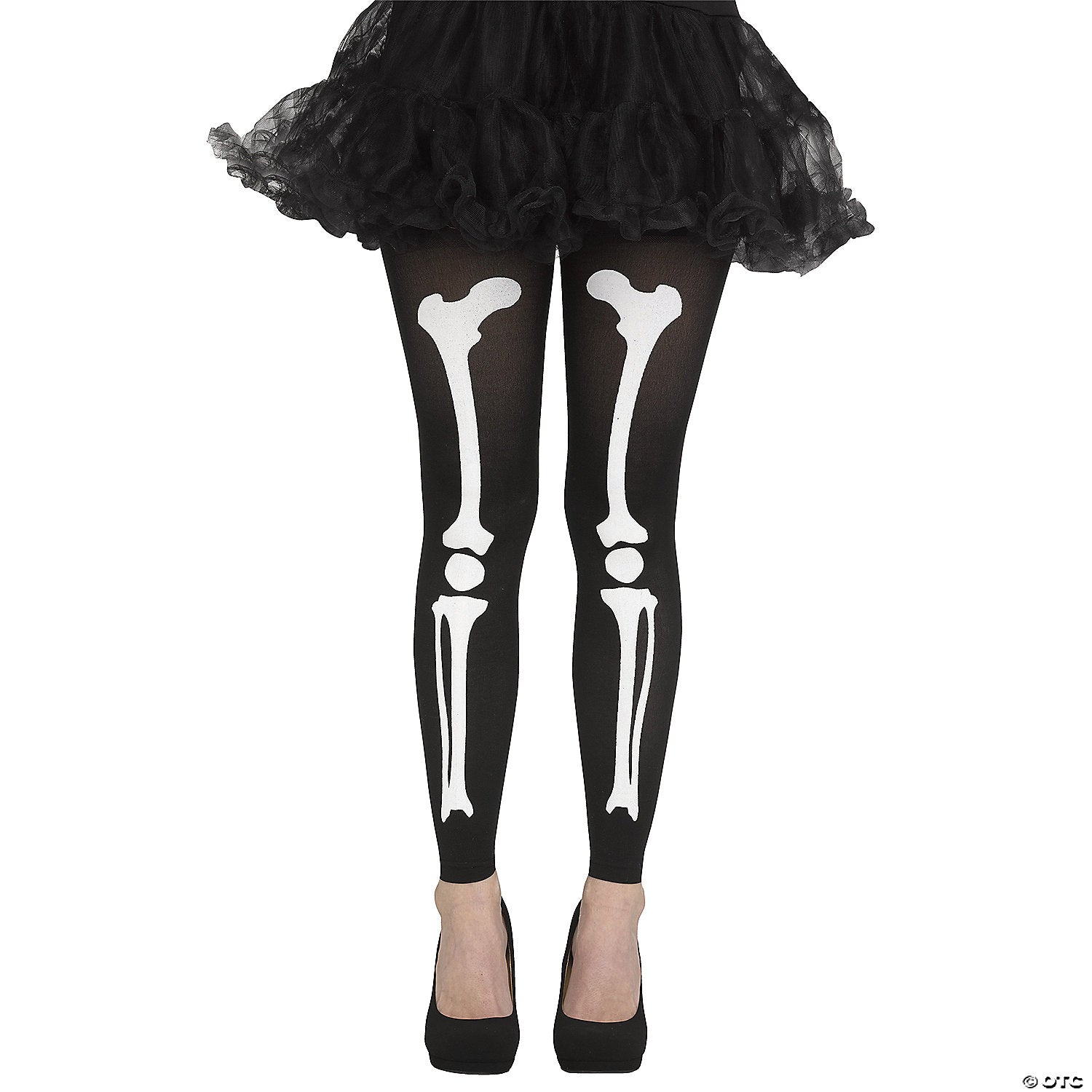 women s footless bone tights~fw90358wb