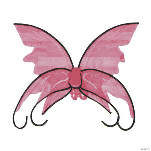 pink butterfly wings with curls~fw90442pk