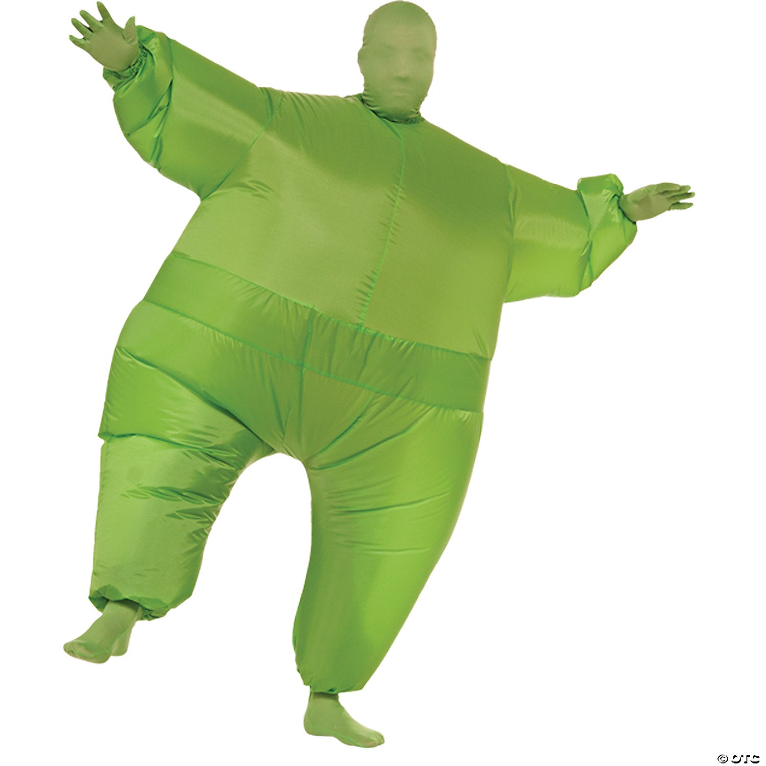 men s green inflatable skin suit~ru887109