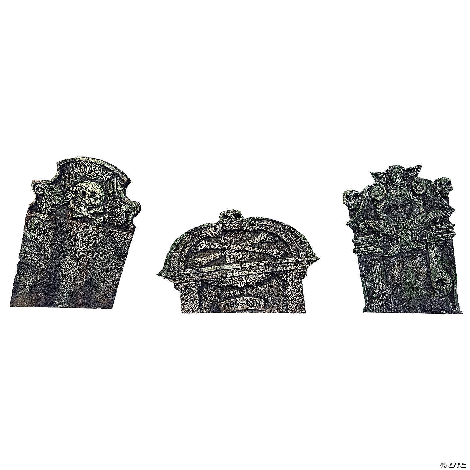 18th century gravestone set   3 pc ~ss61700