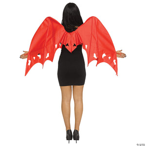 adults red satin wings~fw96924rd-a01