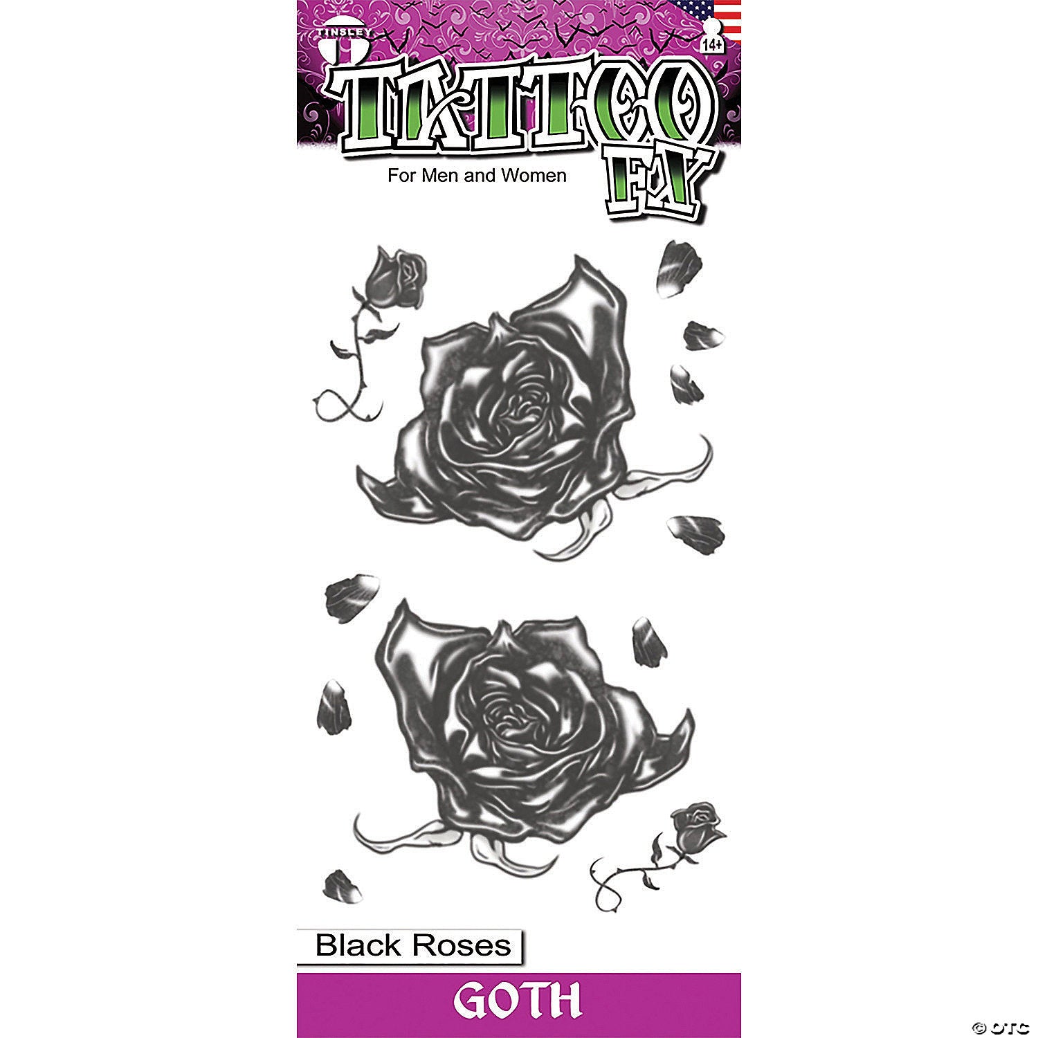 black roses goth tattoo~dfgth206