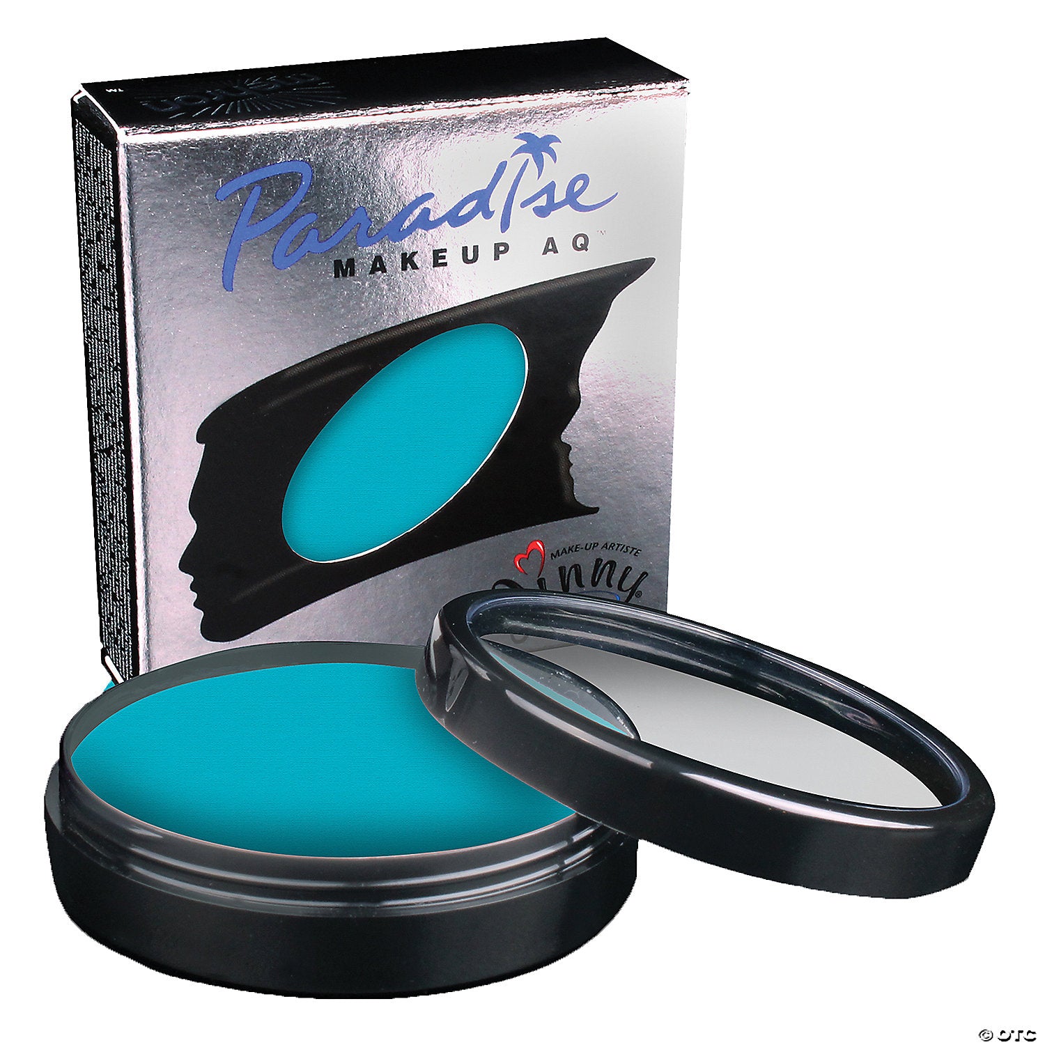 mehron paradise pro aq& 8482  makeup teal~dd503