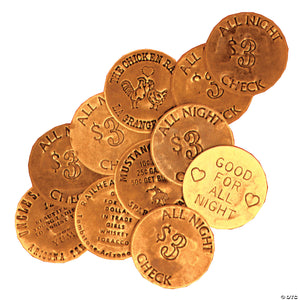 bawdy house tokens bag of 6~bb390