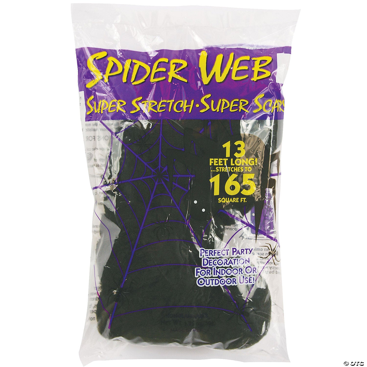 13  black spider web decoration~fw9526