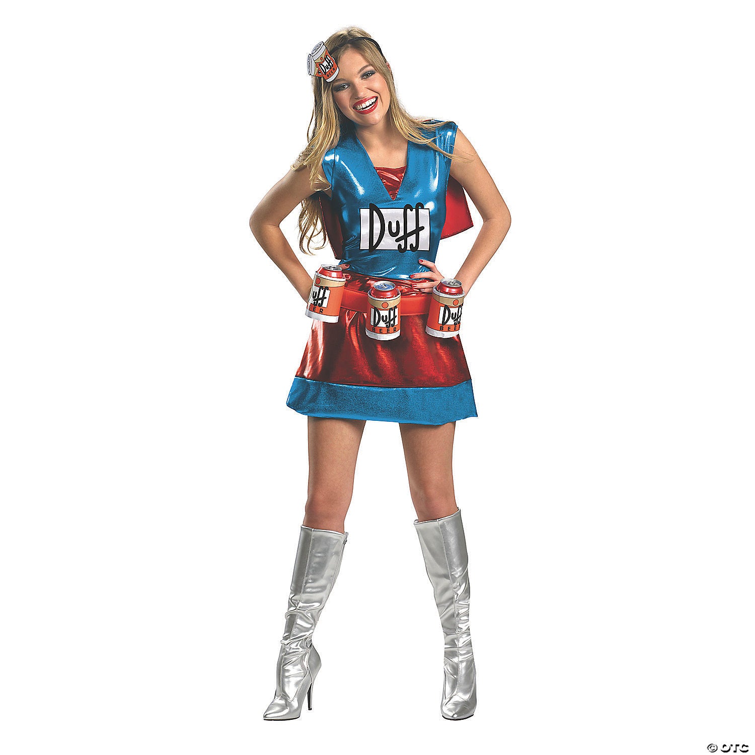 women& 8217 s deluxe the simpsons& 8482  duffwoman costume   medium~dg27896b