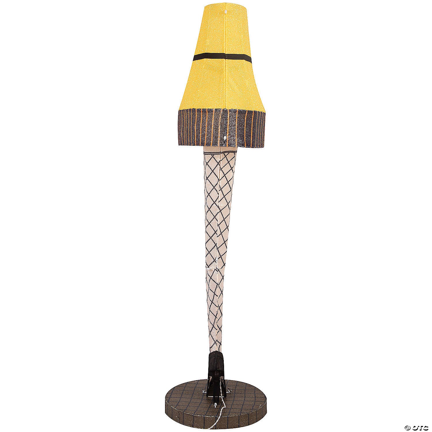 5 ft  3d a christmas story& 8482  leg lamp tinsel sculpture with built in lights christmas outdoor yard decoration~ss113745g-a02