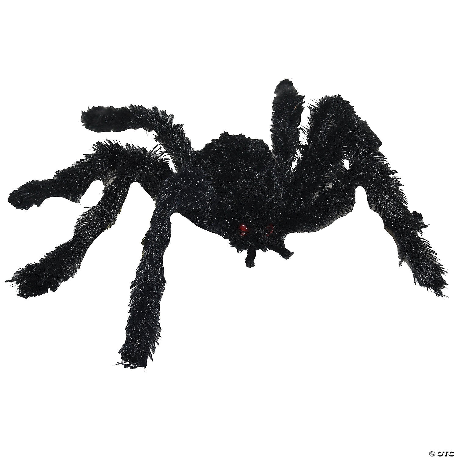 furry black spider decoration~ss01584