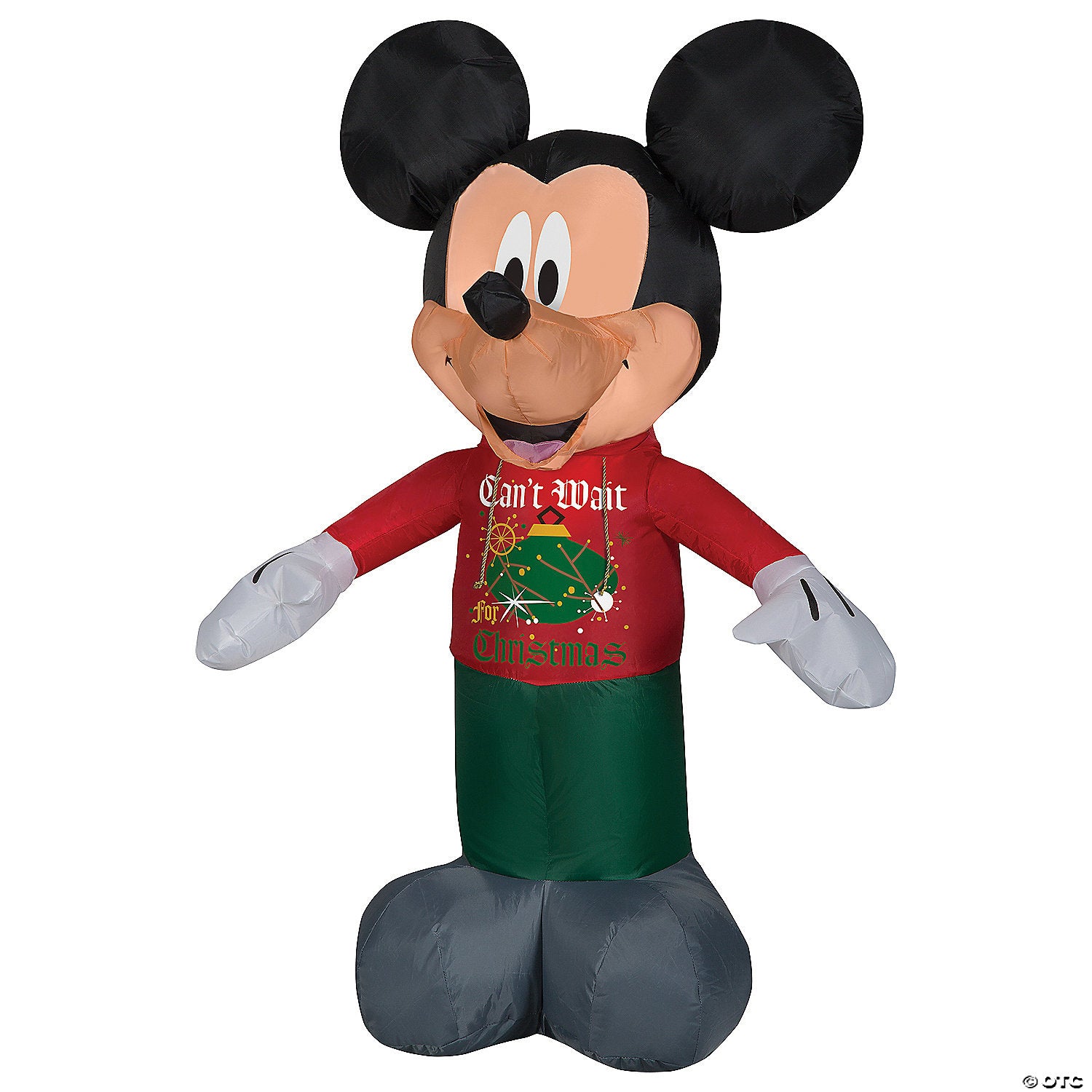 2 ft  airblown& 174  mickey christmas yard decoration~ss119149g