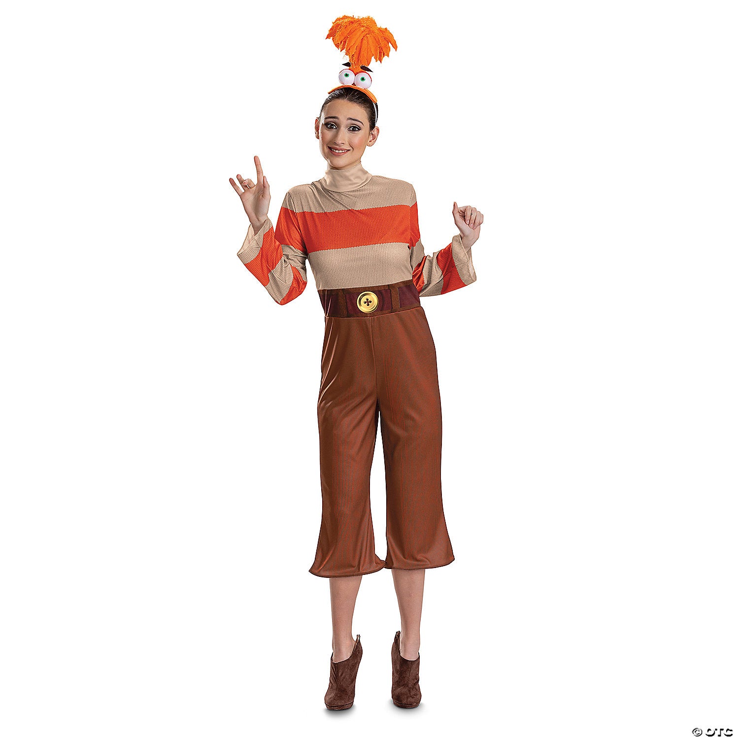 pixar inside out 2 orange anxiety costume   large 12 14~dg166219e-a01