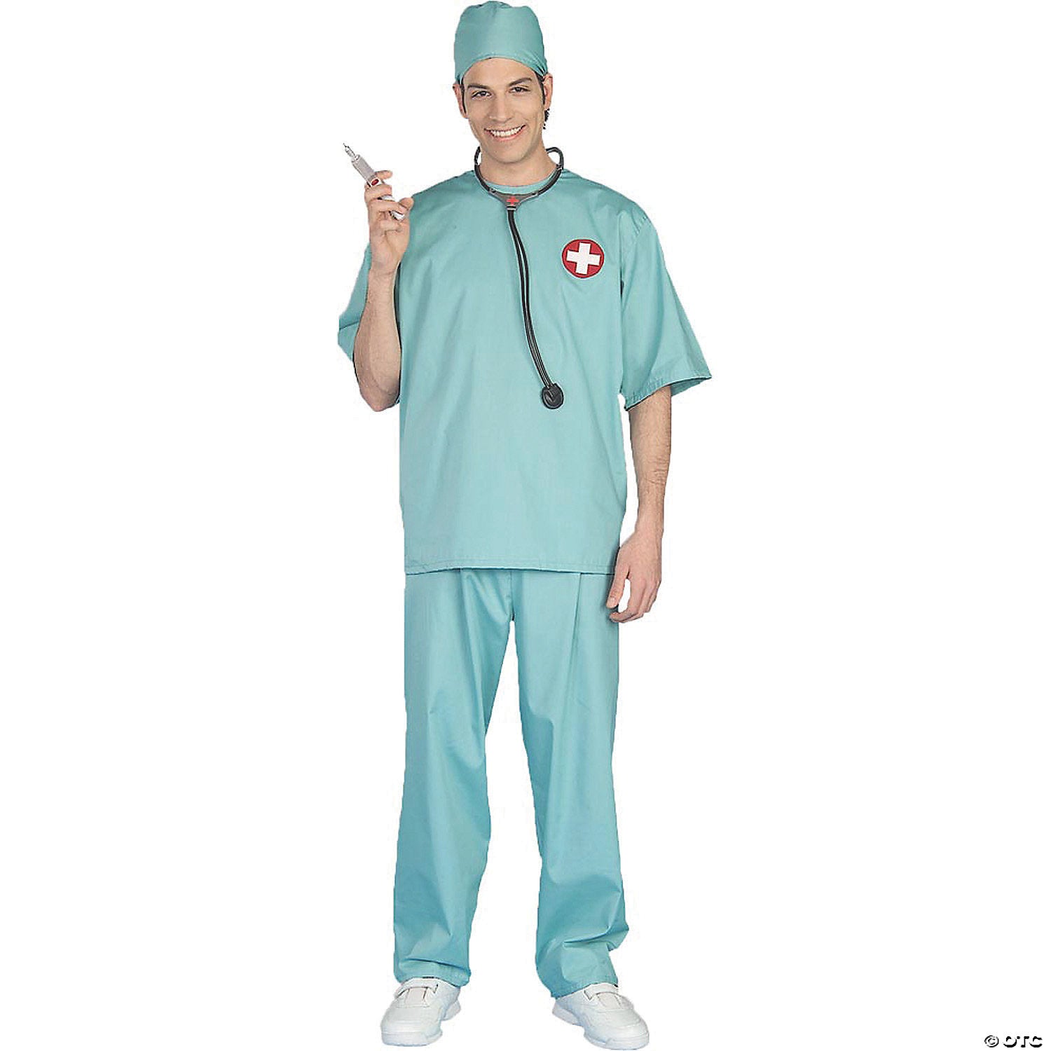 men s surgical scrubs costume   standard~fm57490