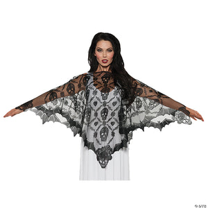 women s lace vampire poncho~ur29741