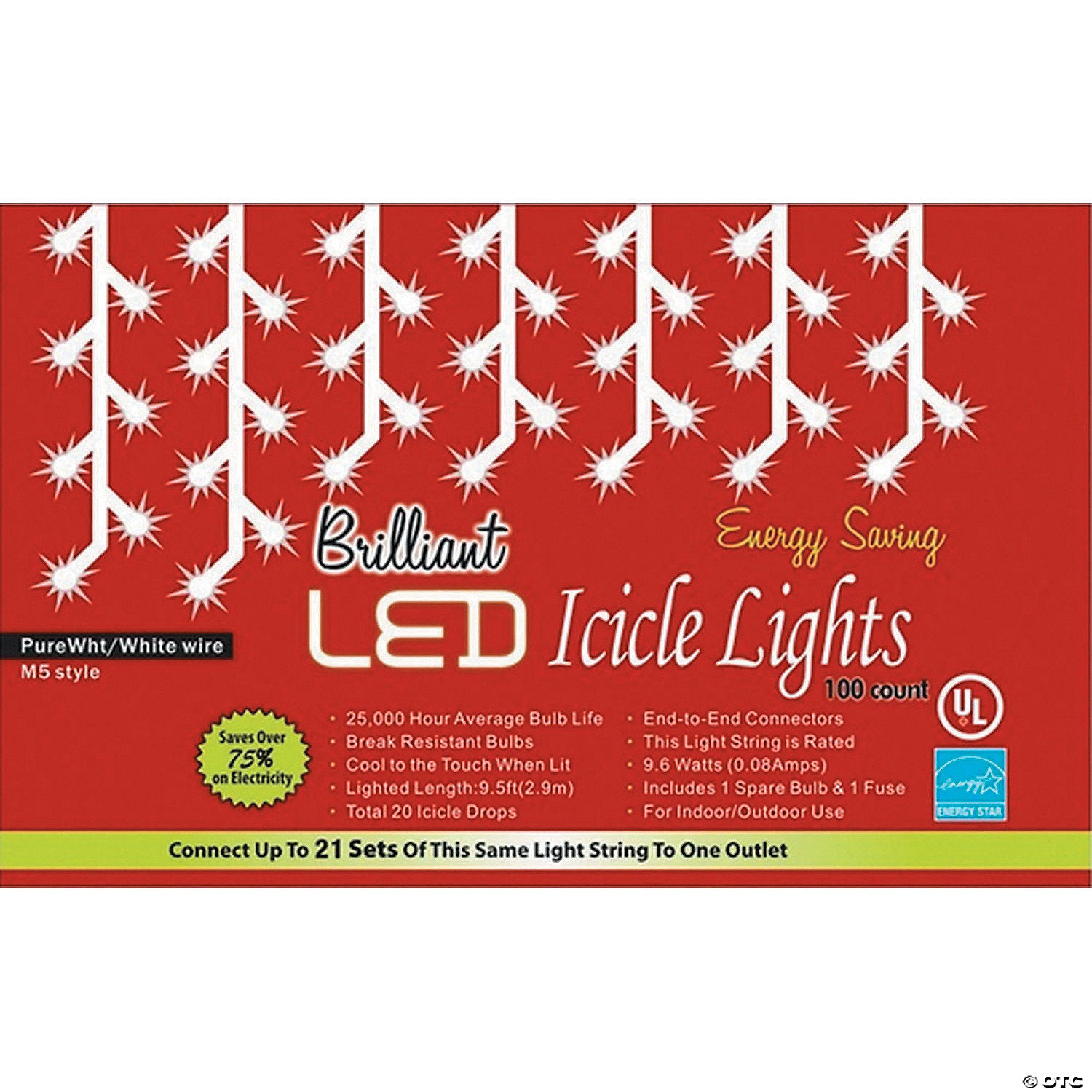 100l twinkle holiday led lights   c3 style~ma955