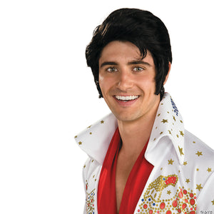 adults black elvis wig~ru51789