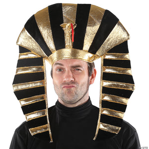 adults gold & black king tut hat~mr158085