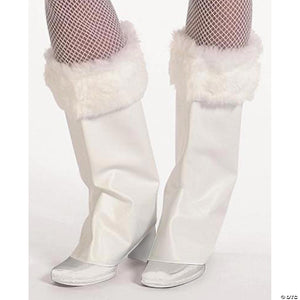 plush white pixie boot tops~ae9852