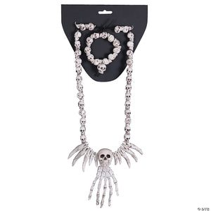 skull necklace and bracelet~ss89226-a03