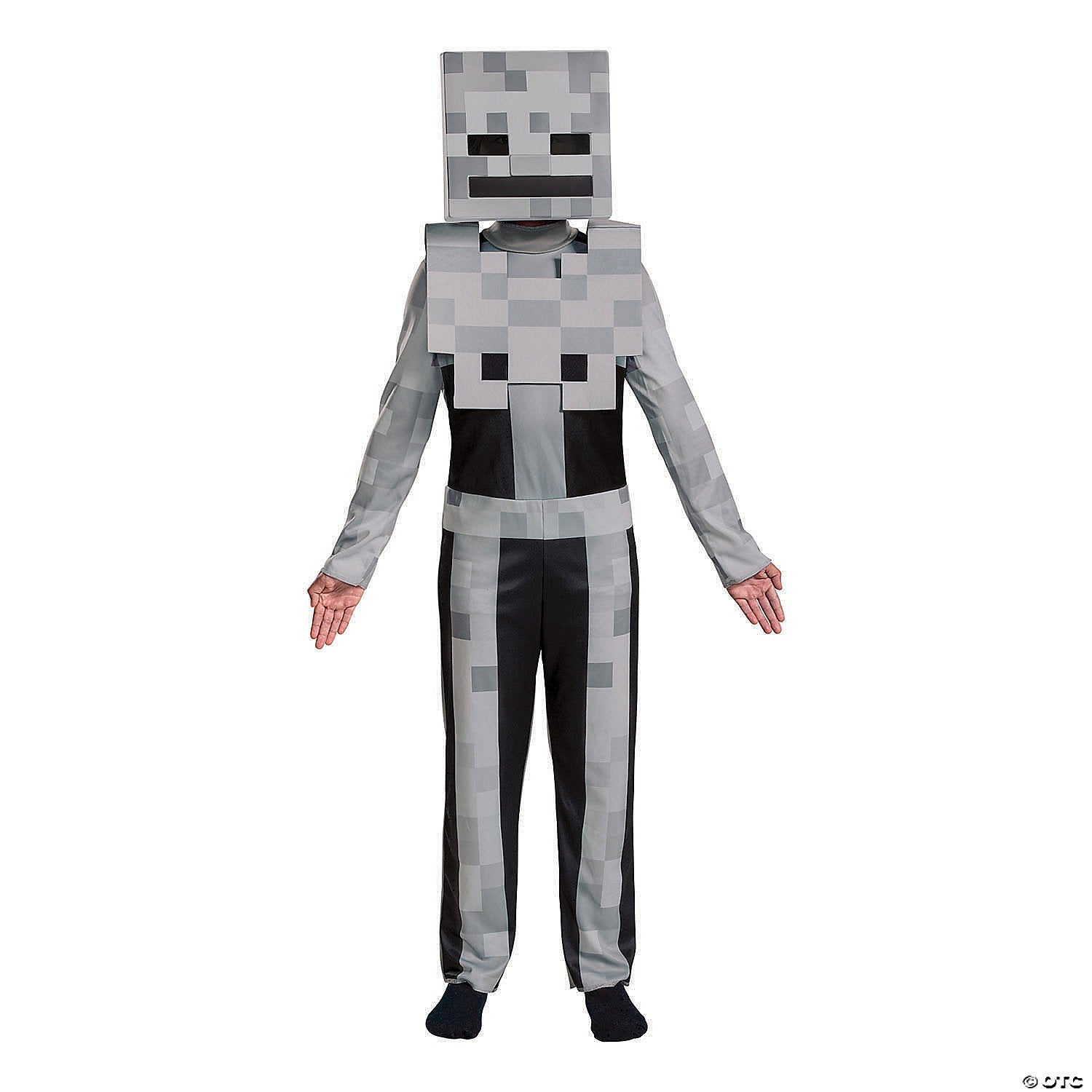 boy s classic minecraft skeleton costume   large~dg105109g