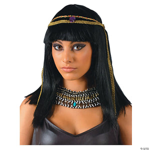 women s black egyptian queen wig~fw9235c