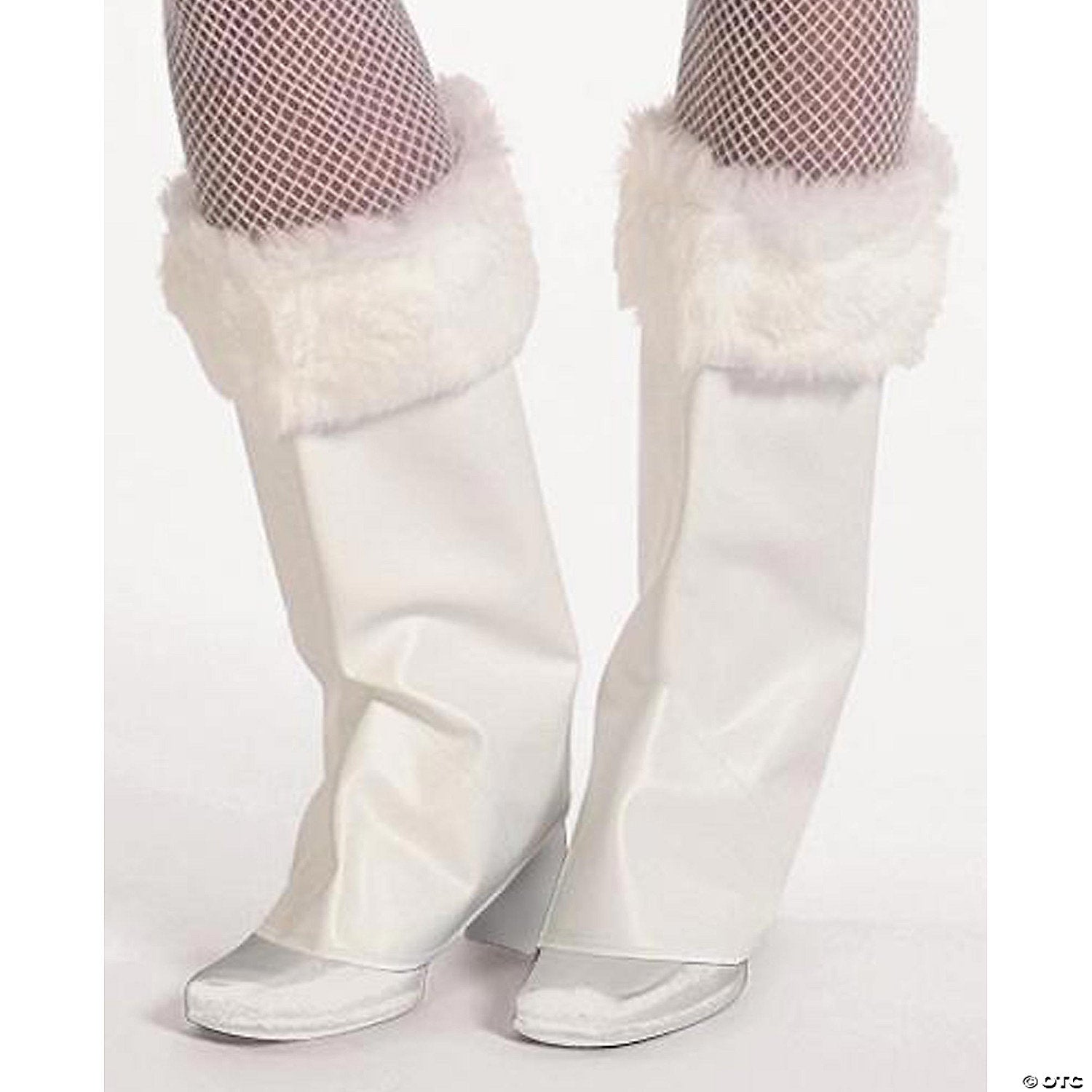 plush white pixie boot tops~ae9852