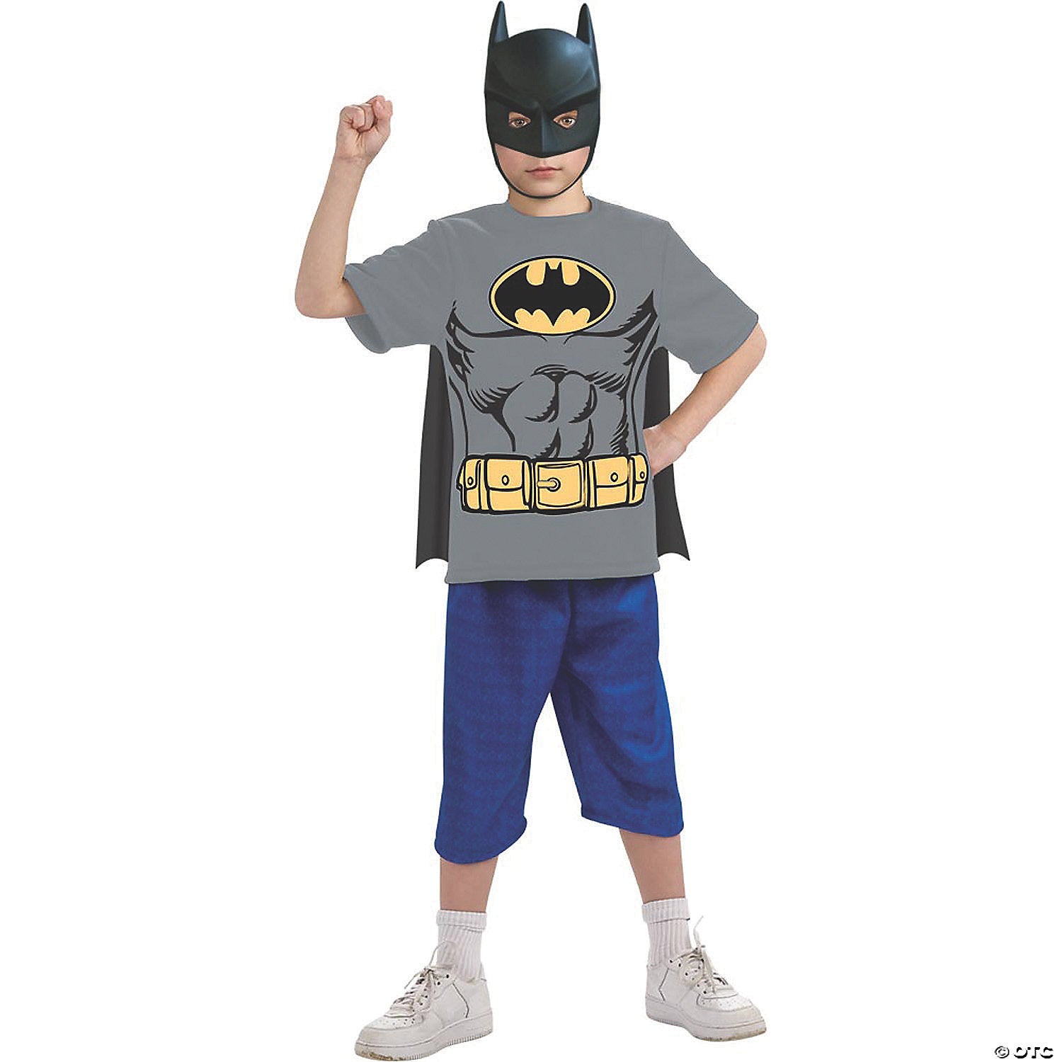boy s batman shirt mask cape costume   medium~ru881342md