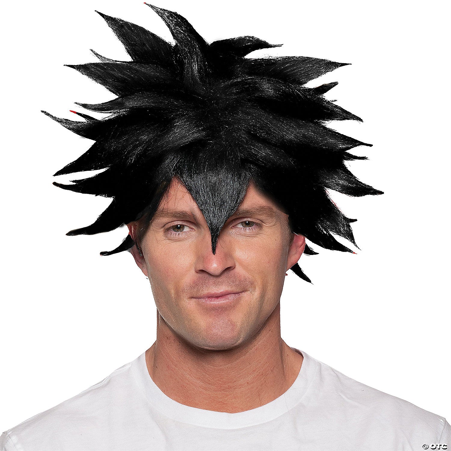 adults black spikey anim& 233  wig~ur30421
