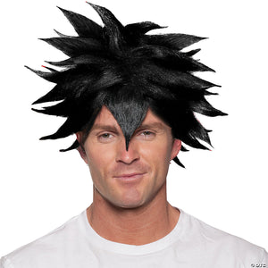 adults black spikey anim& 233  wig~ur30421