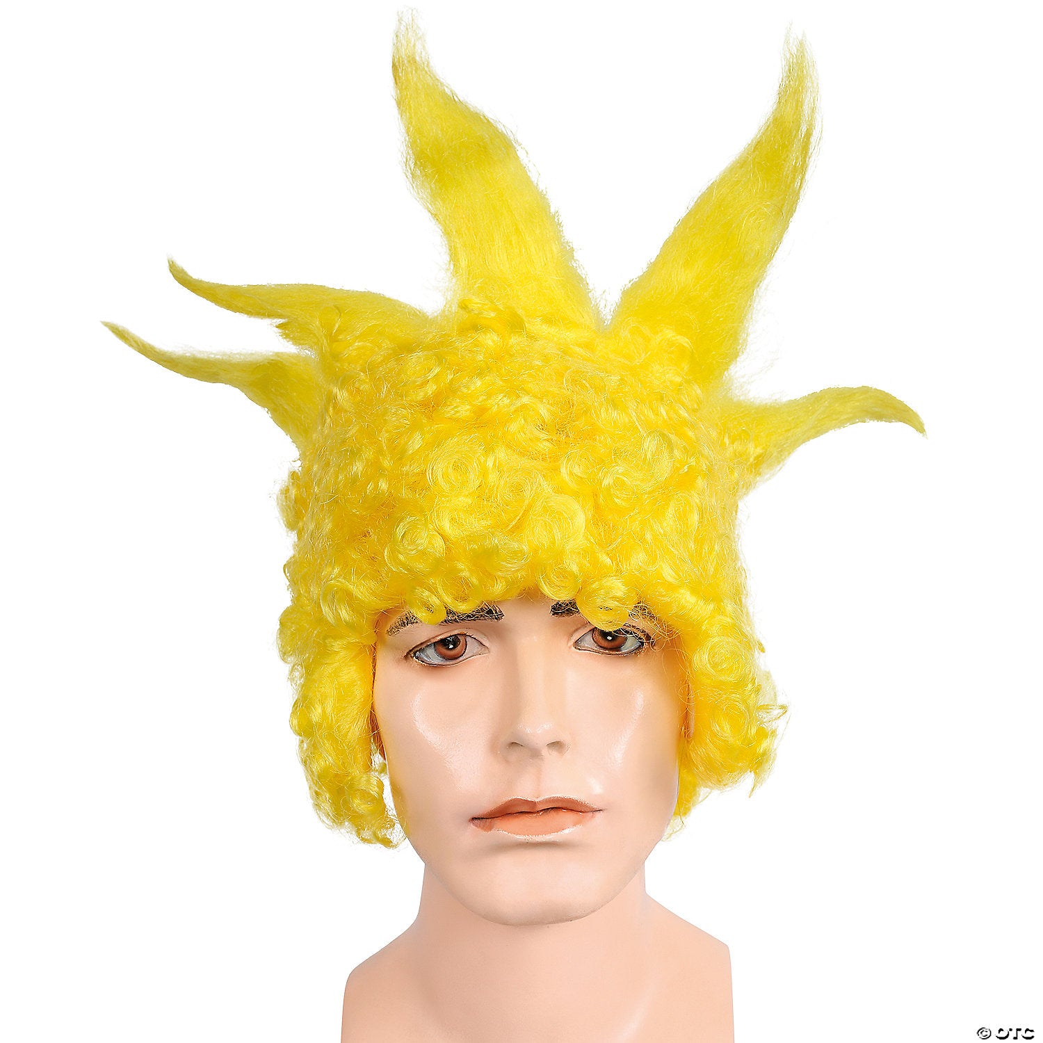 adults yellow spikes wig~lw284yw