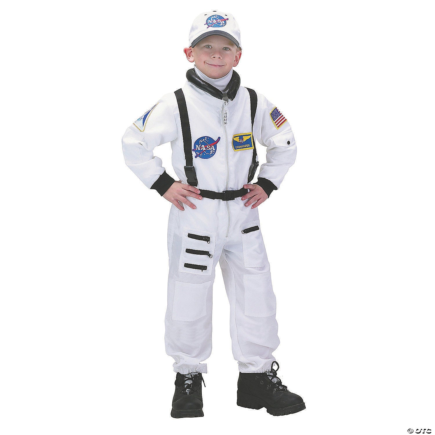 kids white astronaut suit costume   small~ar53sm