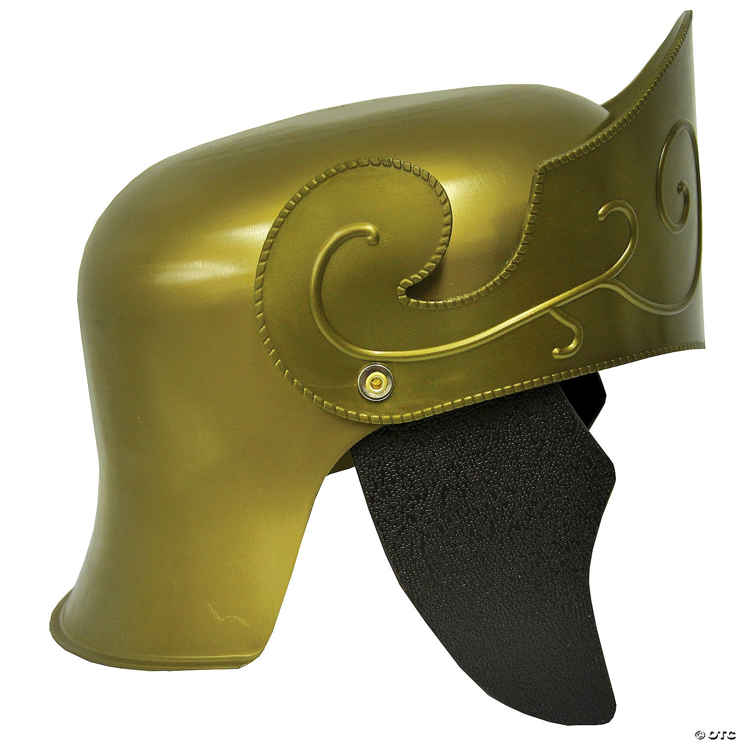 adult roman helmet gold costume accessory~95401