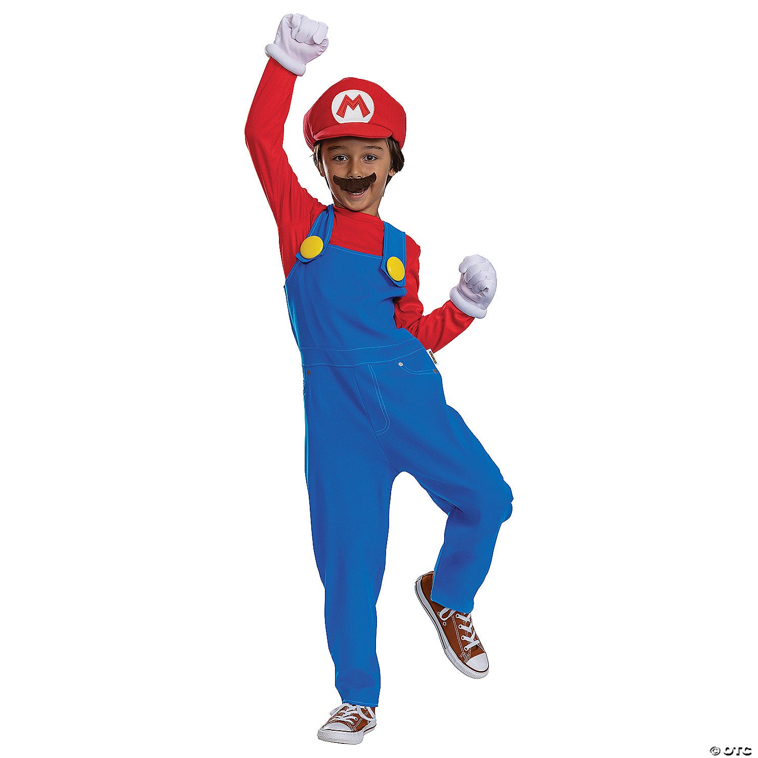 kids elevated super mario bros & 8482  mario costume   large~dg146319g-a02