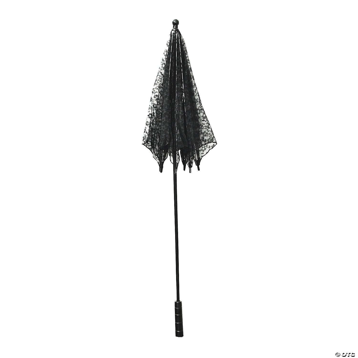33  black lace parasol~bb28bk