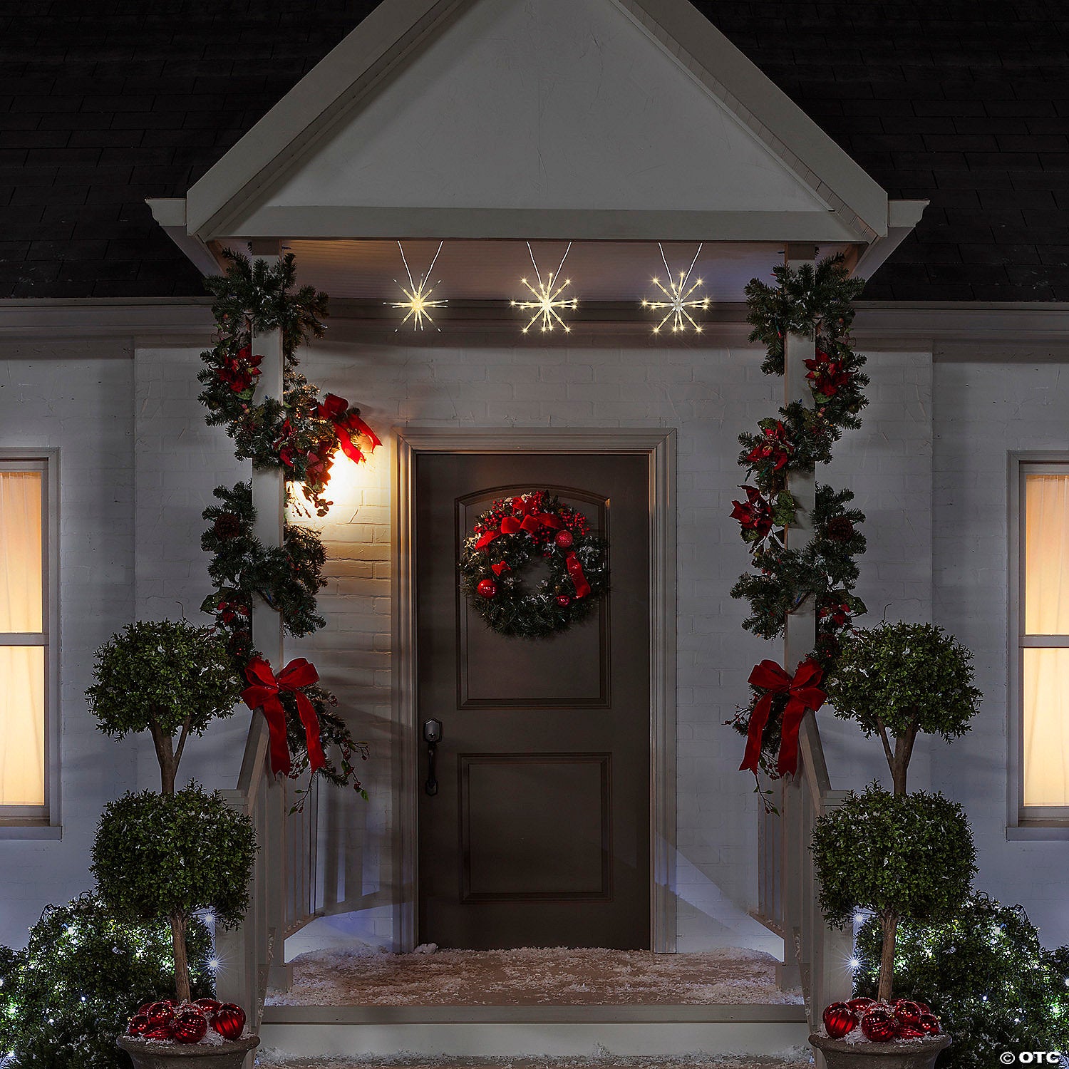 sup  starburst& 8482  led classic white star christmas outdoor yard decorations~ss883980g-a02