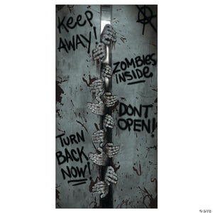 plastic zombie breakout door cover halloween decoration~fw9342zin